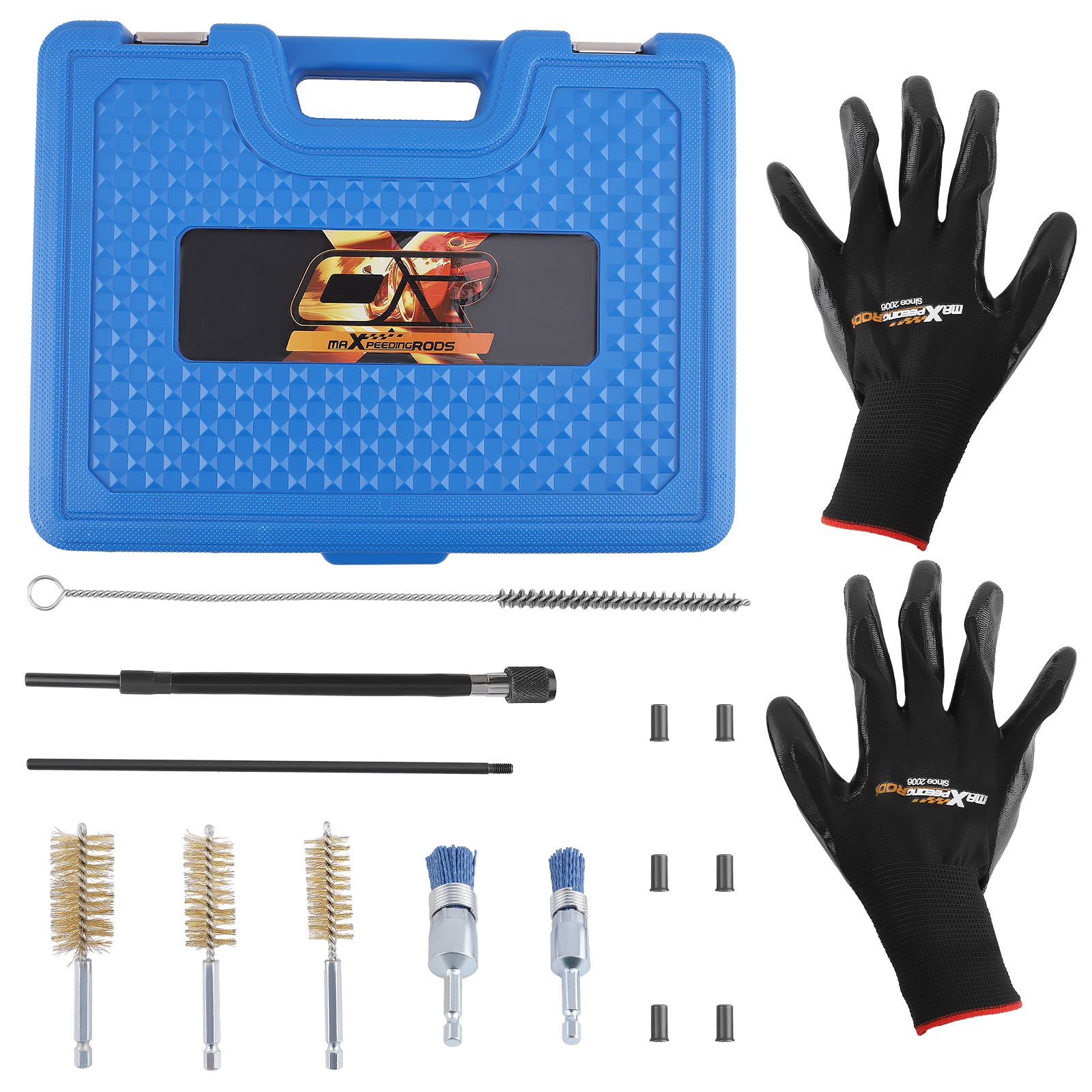 14pcs Diesel Injector Seats Cleaner Brushes Driver Port Sealing Plugs Tools Kits
