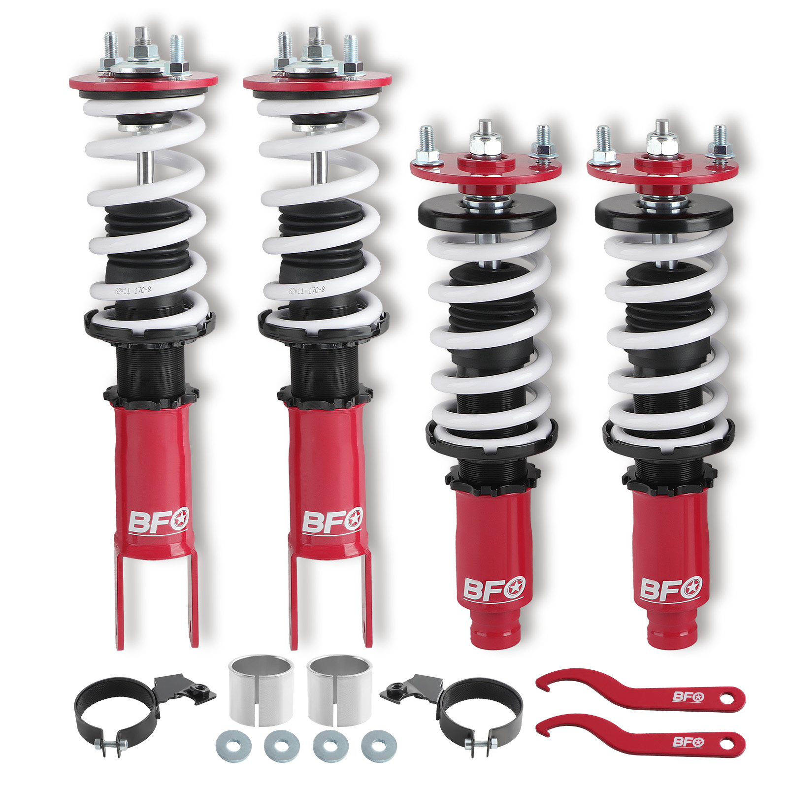 BFO Coilovers Coil Spring Shock Absorbers Kit For Honda Civic 1992-2000