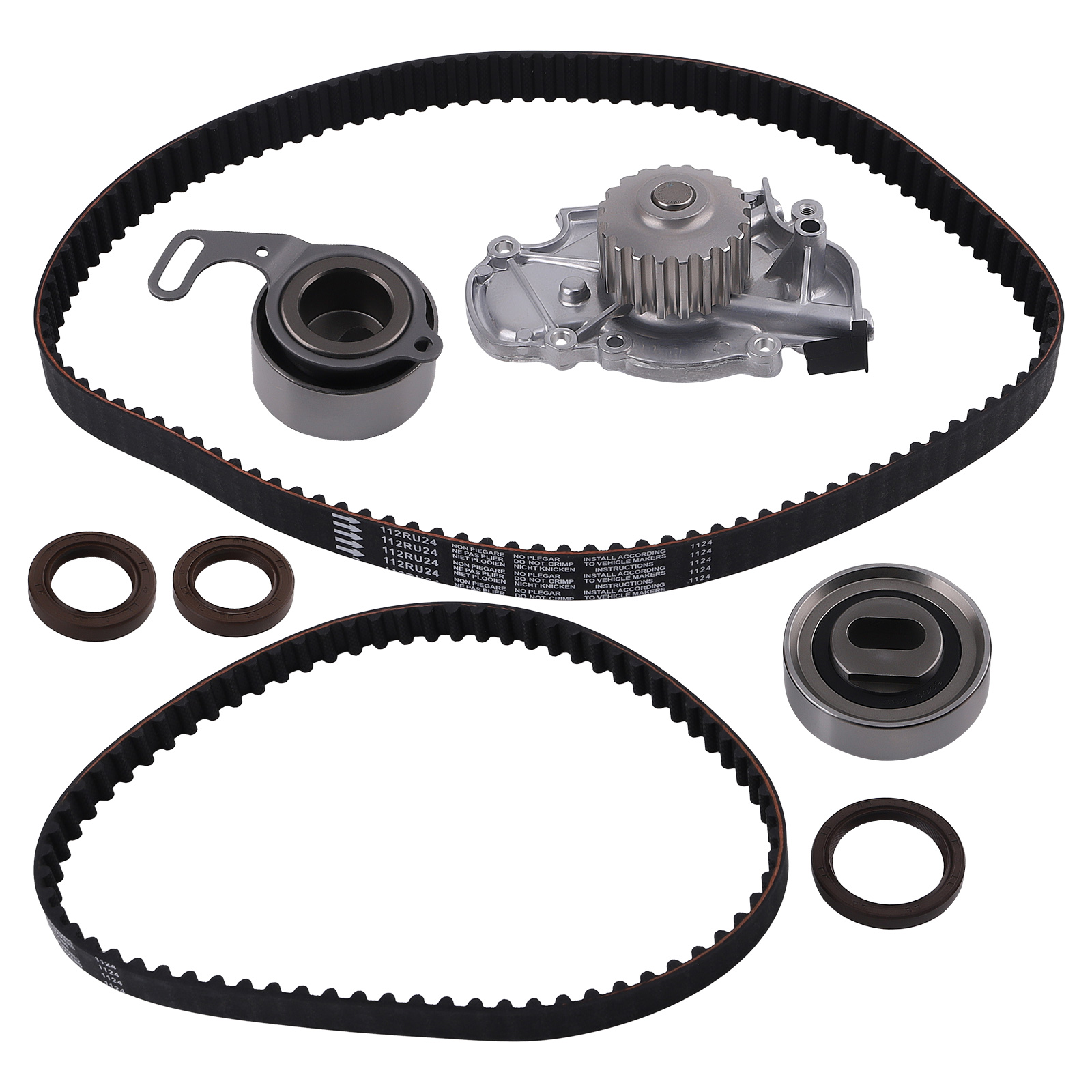 Timing Belt Water Pump Kit for HONDA ACCORD EX LX SE 2.3L 2254CC L4 1998-2002