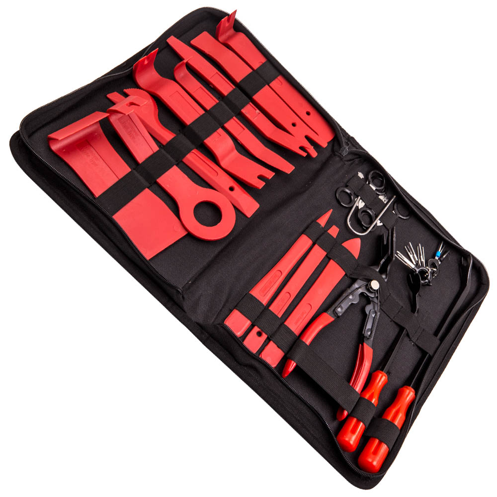32Pcs Car Radio Door Body Clip Panel Trim Dash Audio Plastic Removal Tool Kit