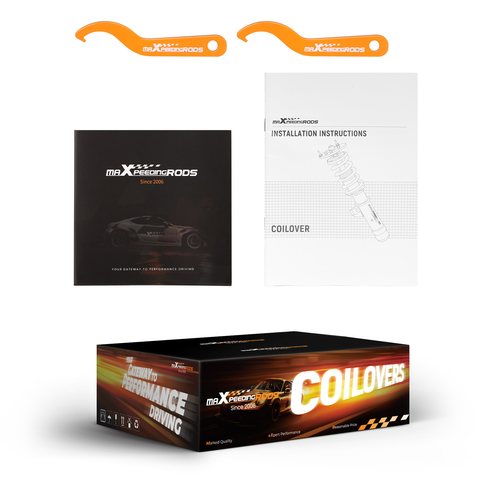 COILOVER KIT SUSPENSION for VW Golf II / MK2 GTI Amortisseur combines filetes