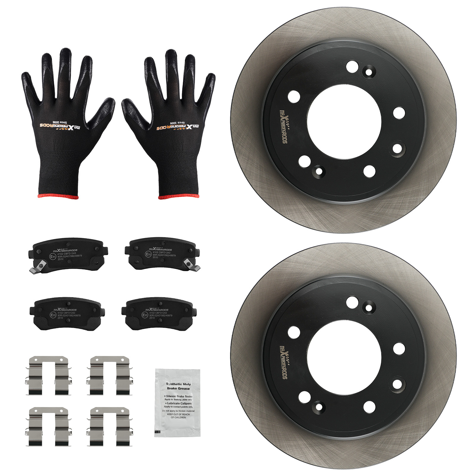 Disques Plaquettes Frein Arrière for Hyundai ix35 EL LM 2010-2015 584111H300