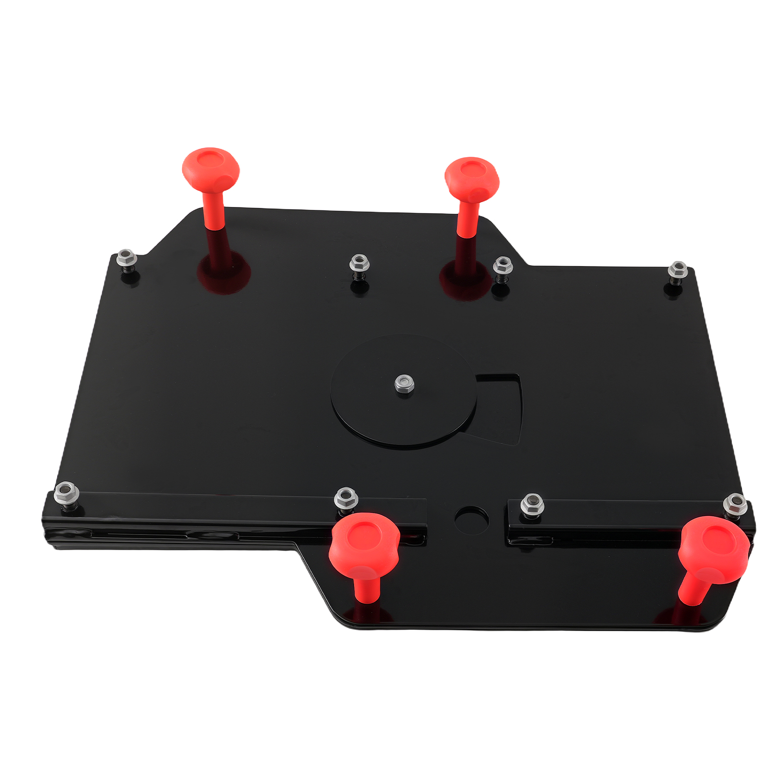 180 Degree Double Swivel Seat Base for VW Transporter T5 T6 Passenger SIde Black